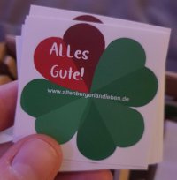 ALLes Gute Sticker, Foto: Maike Steuer